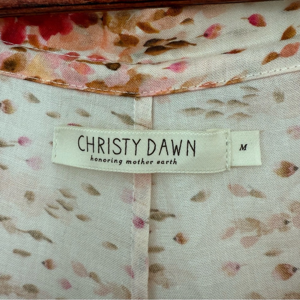 Christy Dawn The Adeline Dress in Sunset Gladiola Size Medium Boho Cottagecore - Picture 9 of 12